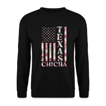Texas - Unisex Pullover - Schwarz - Vorne - Alina (178cm) & Michal (187cm)