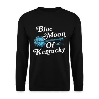 Banjo Shirts For Men Bluegrass Appalachia Folk - Unisex Sweatshirt - black - Front - Alina (178cm) & Michal (187cm)