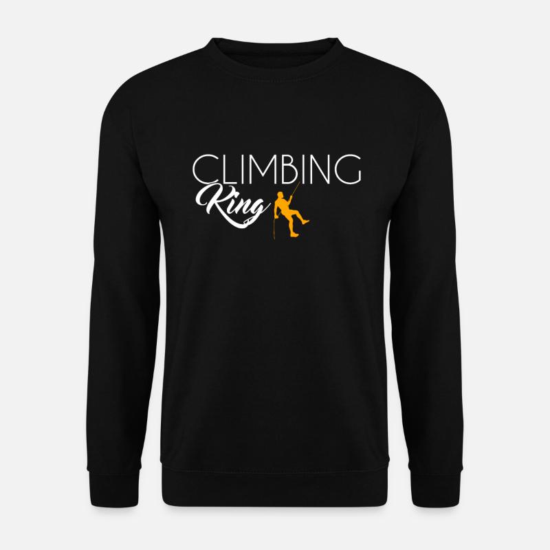 Climbing King - Unisex Sweatshirt - black