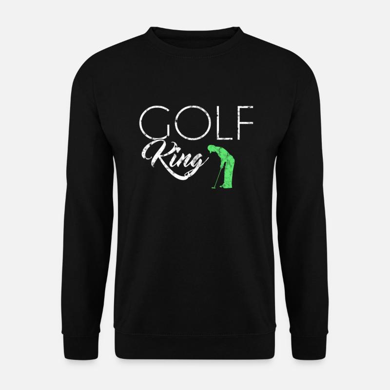 Golf King - Unisex Pullover - Schwarz