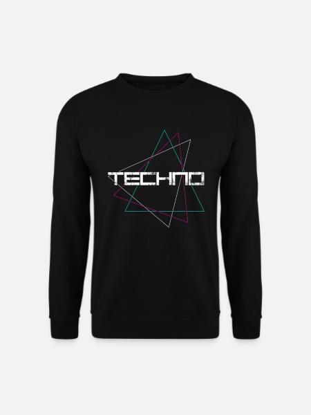 Techno - Sweat-shirt Unisexe - noir