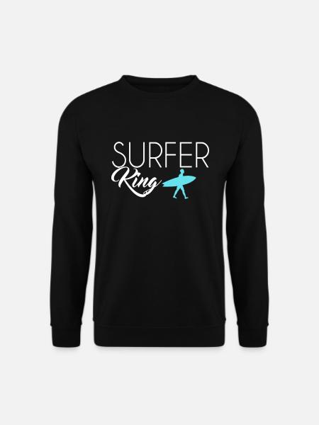 Surfer King - Sweat-shirt Unisexe - noir