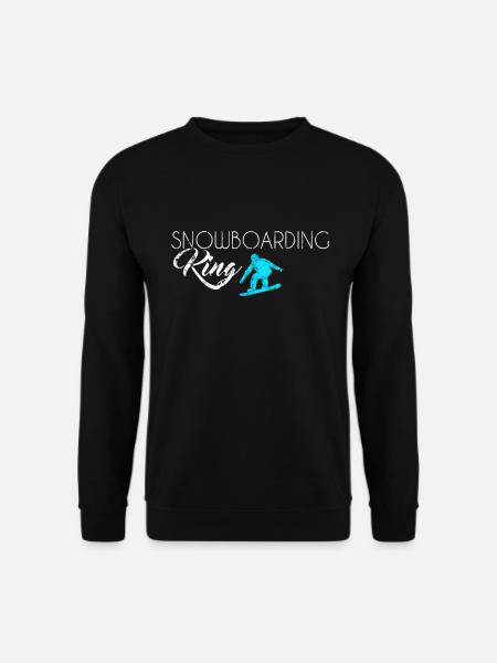 Snowboarding King - Unisex Pullover - Schwarz