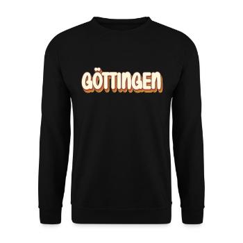 Göttingerin Göttinger Göttingen - Unisex Pullover - Schwarz - Vorne - Alina (178cm) & Michal (187cm)