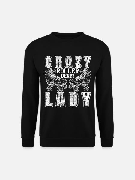 Roller derby - Sweat-shirt Unisexe - noir