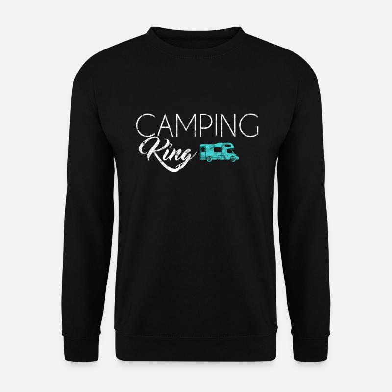 Camping King - Unisex Sweatshirt - black