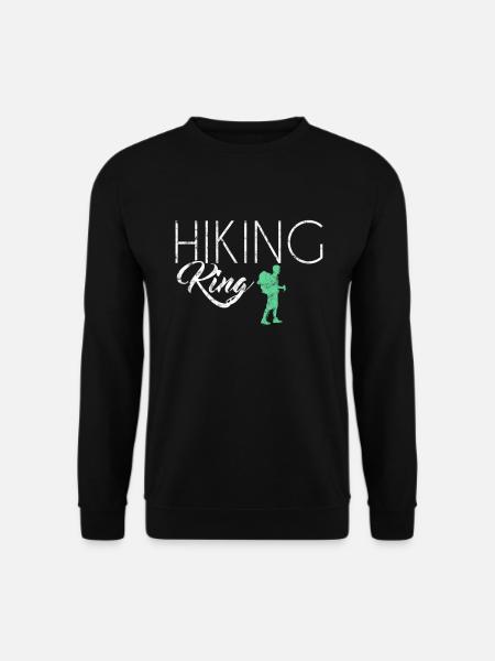 Hiking King - Unisex Sweatshirt - black