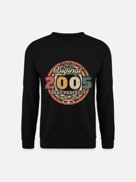 Original 2005 Vintage Retro Geburtstagsgeschenk - Unisex Pullover - Schwarz