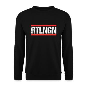 Reutlingerin Reutlinger Reutlingen - Unisex Pullover - Schwarz - Vorne - Alina (178cm) & Michal (187cm)