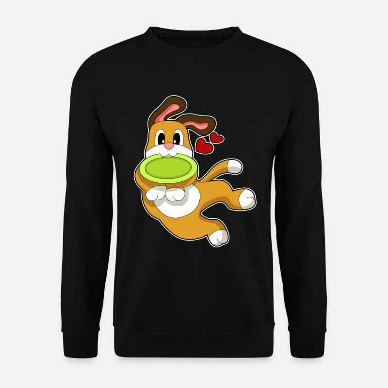 Frisbee pour chien - Sweat-shirt Unisexe - noir