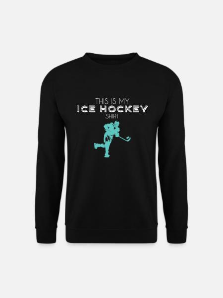 Eishockey Shirt - Unisex Pullover - Schwarz