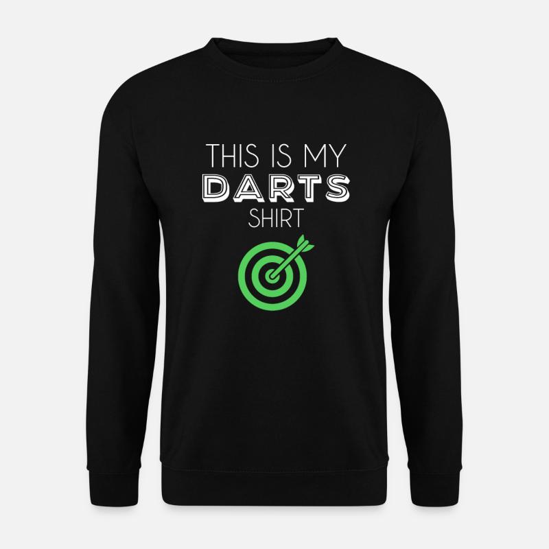 darts shirt - Unisex Pullover - Schwarz