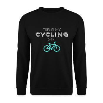 Chemise de cyclisme - Sweat-shirt Unisexe - noir - Devant - Alina (178cm) & Michal (187cm)