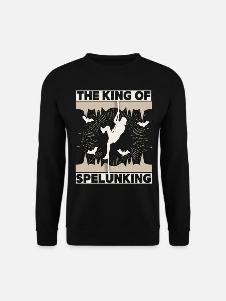 Spelunking, speleologist speleology, saying - Unisex Sweatshirt - black