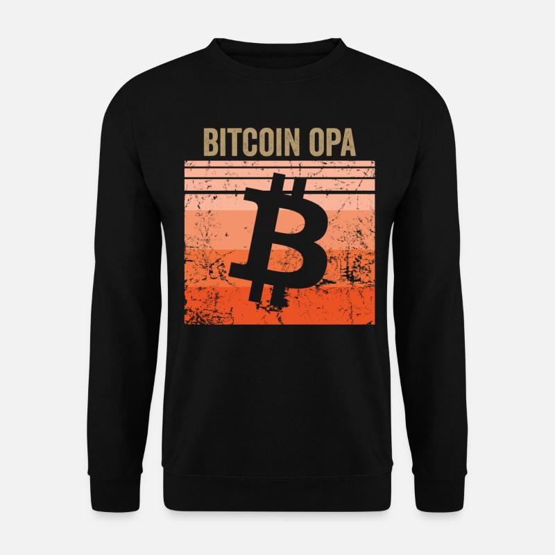 Bitcoin Opa - Unisex Pullover - Schwarz