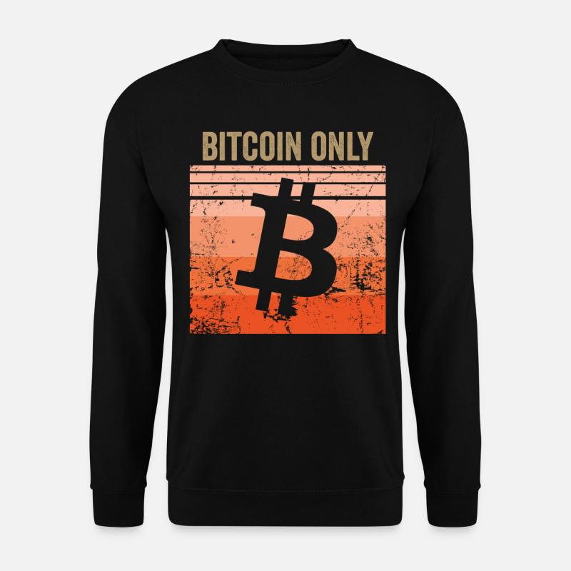 Bitcoin Only - Unisex Pullover - Schwarz