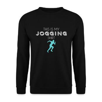 Chemise de jogging - Sweat-shirt Unisexe - noir - Devant - Alina (178cm) & Michal (187cm)