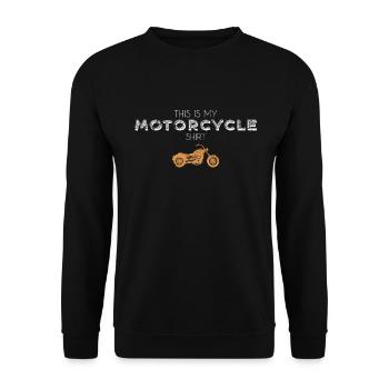 Chemise moto - Sweat-shirt Unisexe - noir - Devant - Alina (178cm) & Michal (187cm)