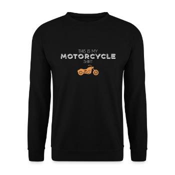 Chemise moto - Sweat-shirt Unisexe - noir - Devant - Alina (178cm) & Michal (187cm)