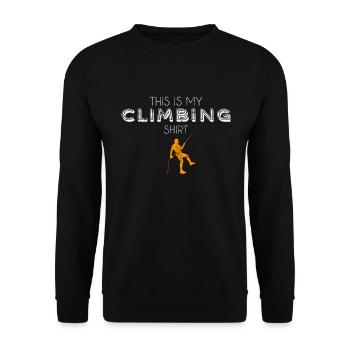 Chemise d’escalade - Sweat-shirt Unisexe - noir - Devant - Alina (178cm) & Michal (187cm)