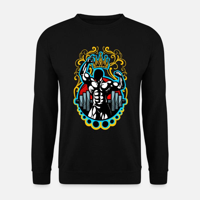 Bodybuilding Krafttraining - Unisex Pullover - Schwarz