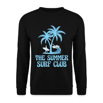 Saison d’été Vacances tropicales Plage Été - Sweat-shirt Unisexe - noir - Devant - Alina (178cm) & Michal (187cm)