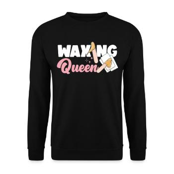 Esthetician Skincare Beautician - Unisex Sweatshirt - black - Front - Alina (178cm) & Michal (187cm)
