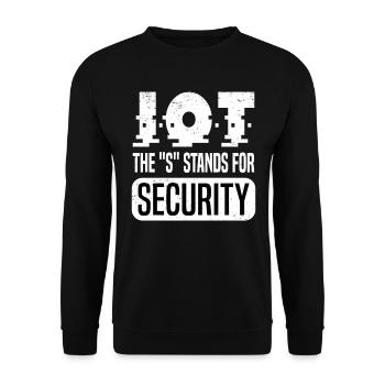 Internet Of Things IOT Programmierer Admin IT - Unisex Pullover - Schwarz - Vorne - Alina (178cm) & Michal (187cm)