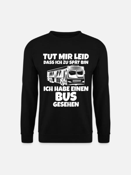Busfahrer Bus - Unisex Pullover - Schwarz