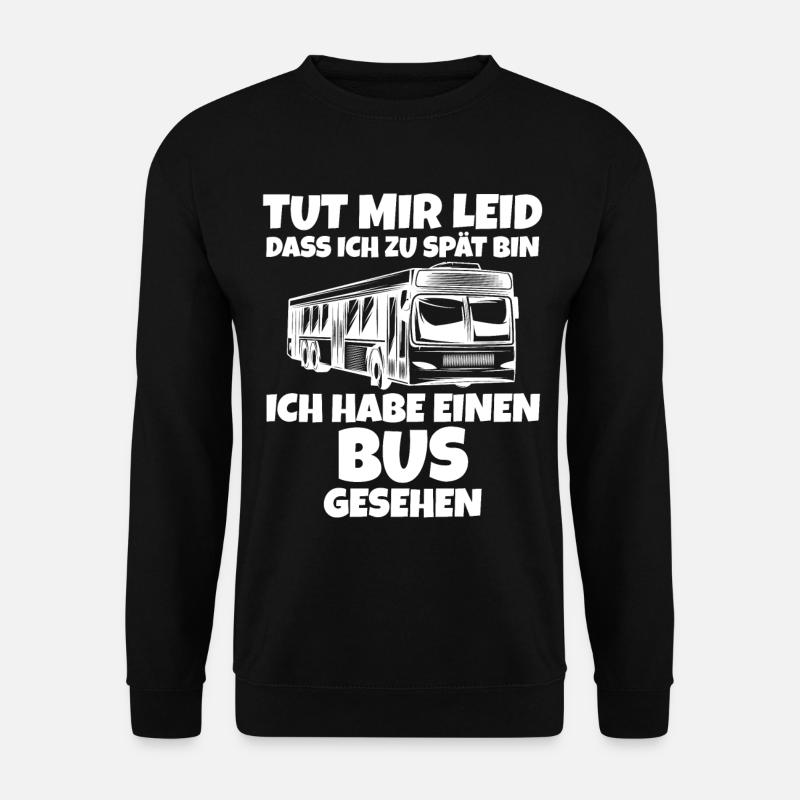 Busfahrer Bus - Unisex Pullover - Schwarz