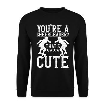 Roller derby - Sweat-shirt Unisexe - noir - Devant - Alina (178cm) & Michal (187cm)
