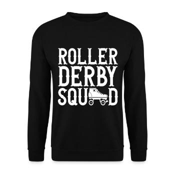 Roller derby - Sweat-shirt Unisexe - noir - Devant - Alina (178cm) & Michal (187cm)