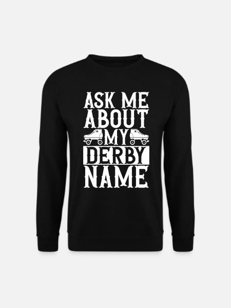 Roller derby - Sweat-shirt Unisexe - noir