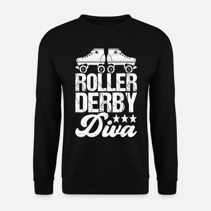 Roller derby - Sweat-shirt Unisexe - noir