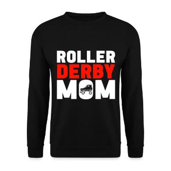 Roller derby - Sweat-shirt Unisexe - noir - Devant - Alina (178cm) & Michal (187cm)