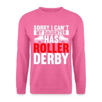 Roller derby - Unisex Sweatshirt - pink - Front