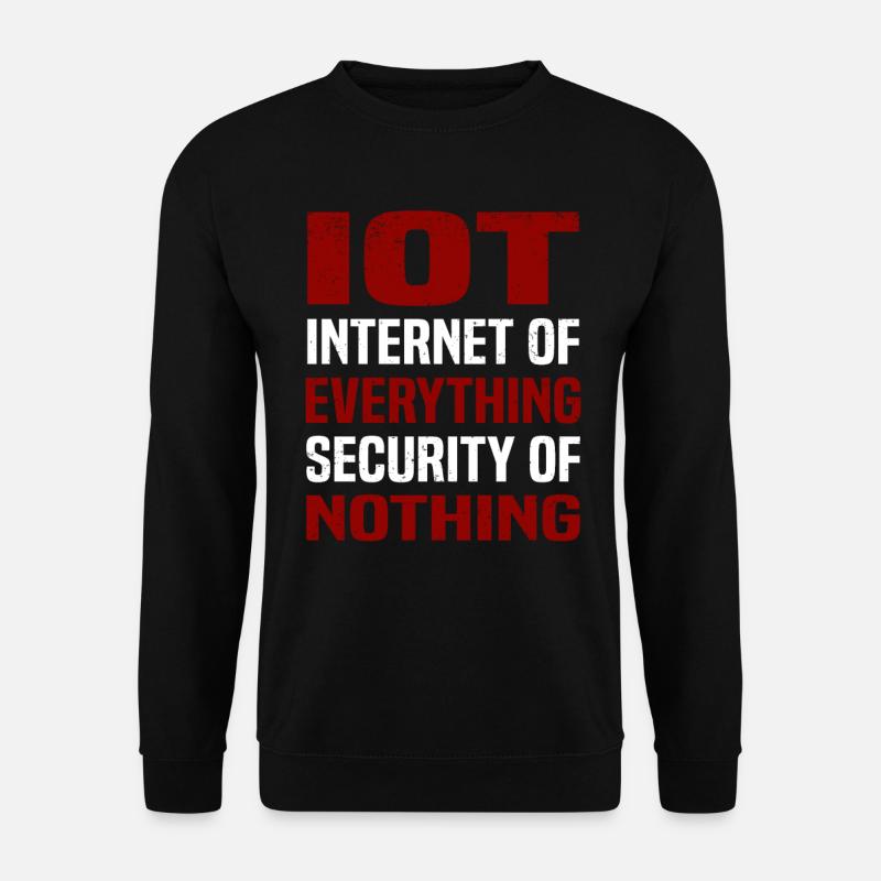 Internet Of Things IOT Programmierer Admin IT - Unisex Pullover - Schwarz