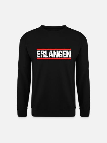 Erlangenerin Erlangener Erlangen - Unisex Sweatshirt - black