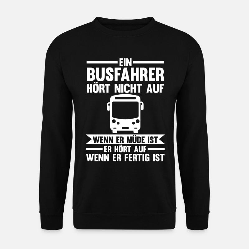 Bus Busfahrer - Unisex Pullover - Schwarz