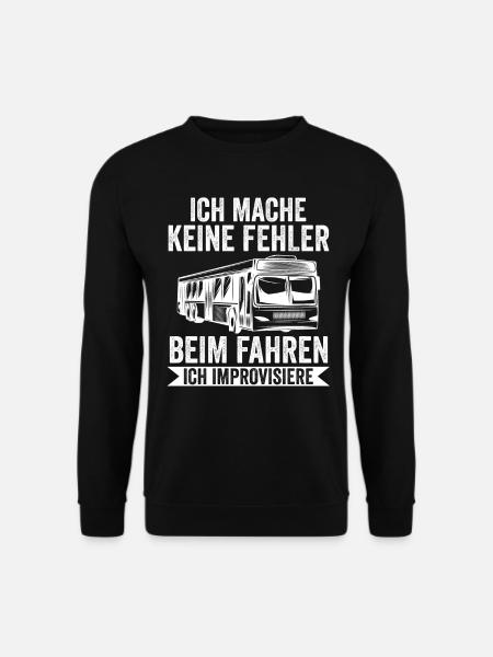 Bus Busfahrer - Unisex Pullover - Schwarz
