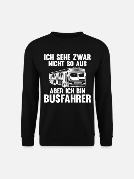 Bus Busfahrer - Unisex Pullover - Schwarz