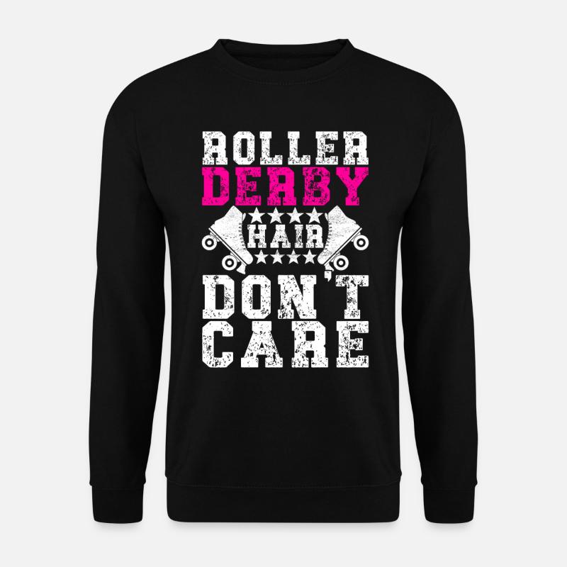 Roller derby - Sweat-shirt Unisexe - noir