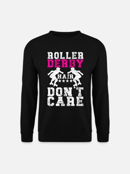 Roller derby - Sweat-shirt Unisexe - noir