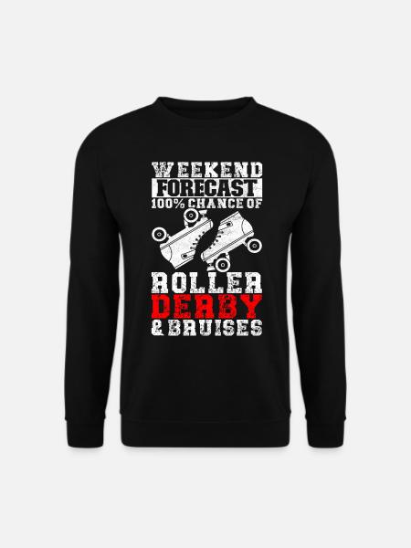 Roller Derby - Unisex Pullover - Schwarz