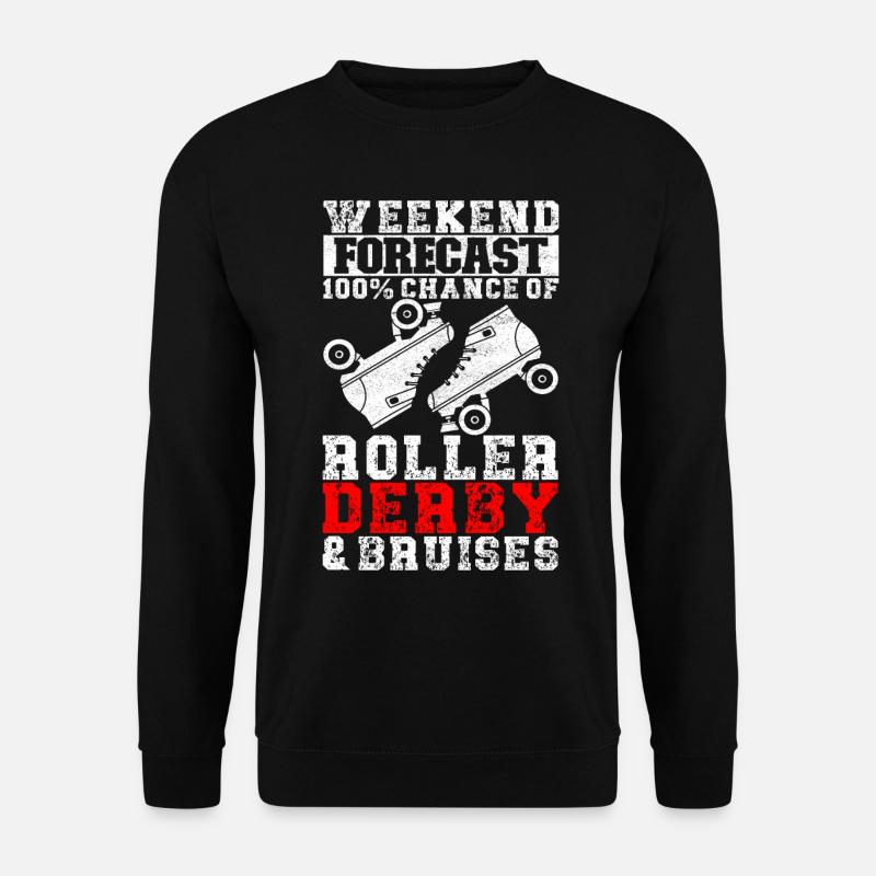 Roller derby - Sweat-shirt Unisexe - noir