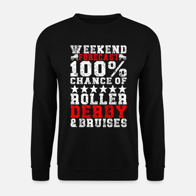 Roller derby - Sweat-shirt Unisexe - noir