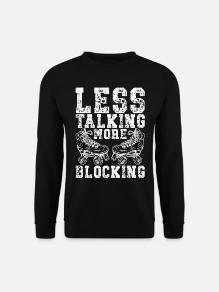 Roller derby - Sweat-shirt Unisexe - noir