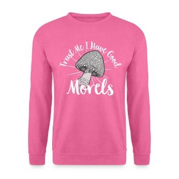 Pilzsammler Pilz Pilzjäger Pilzliebhaber Pilzfarm - Unisex Pullover - Pink - Vorne