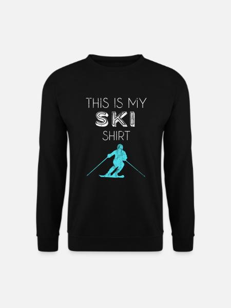 Chemise de ski - Sweat-shirt Unisexe - noir