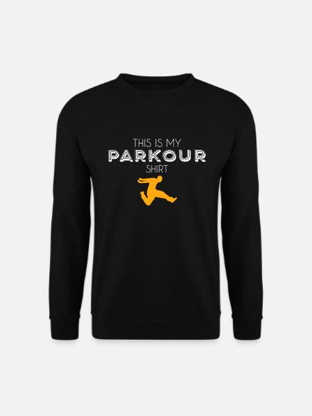 Chemise Parkour - Sweat-shirt Unisexe - noir